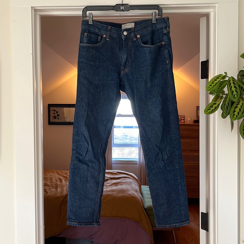 Slim selvedge everlane jeans